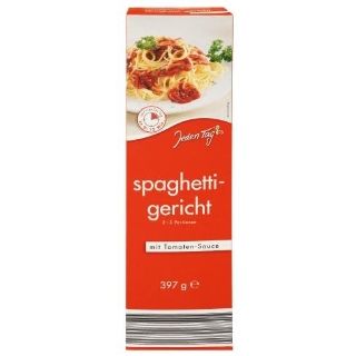 Jeden Tag Spaghetti mit Tomatensauce, 10 er Pack (10 x 397 g)