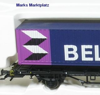 H0 Containerwagen Lgjs Bell DB Märklin 4851 NEU OVP