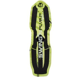 SWINGN PUMP Waveboard Skatesurfer, grün schwarz, 85,7 x 23,5 x 12 cm