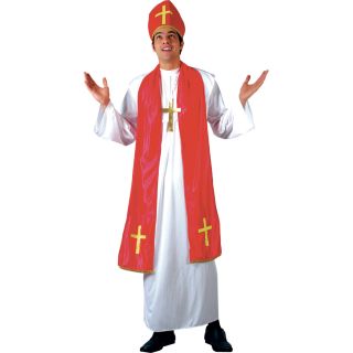 Kardinal Bischof Papst Verkleidung für Männer Halloween Karneval