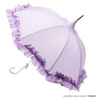Regenschirm mit Rüschen von Lisbeth Dah,l Lavendel