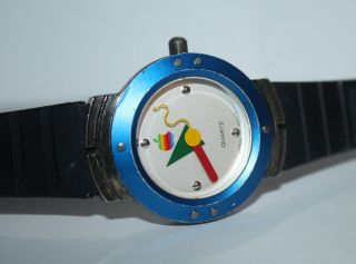 Mens Vintage 80s Apple Promotional Watch   Not Quite the iWatch