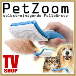 TV SHOP Fellbürste + Trimmer PetZoom Neu ab 1. 