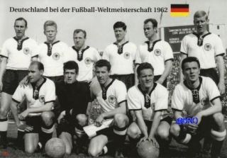 WM 1962 + Deutschland + Mannschaftsfoto + BigCard #483