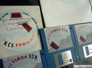 KCS Power PC Board Commodore Amiga 500 + Disks + more
