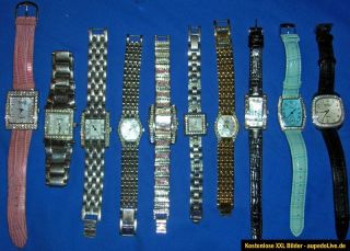 Konvolut von 18 Armbanduhren Mode Schmuck DMQ,925 Sterling Silber