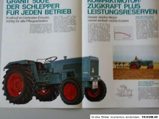 HANOMAG Granit 500 E 48 PS, Originalprospekt 6 S., 1969