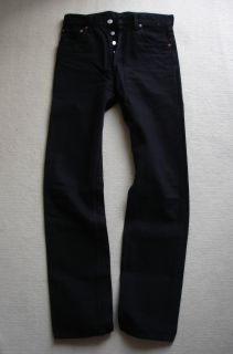 original Levis 501 Jeans   W29/L32   Maße   Schwarz   Top