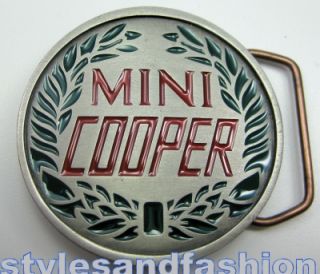 BUCKLE MINI COOPER Logo Minicooper Gürtelschnalle NEU
