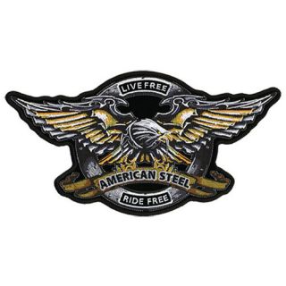 Aufnäher Patch Iron Eagle Harley Davidson Motorrad gestickt
