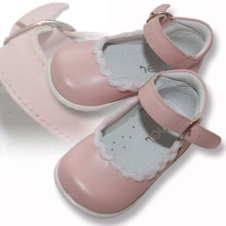 Taufschuhe Baby Lauflernschuh für Mädchen in rosa (507)