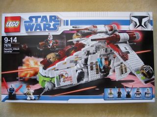 Lego Star Wars 7676 Republic Attack Gunship Neu und OVP