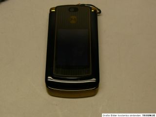 Motorola V8 Handy schwarz gold frei für alle Karten