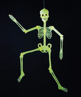 Großes Leuchtskelett 150 cm Skelett Halloween Dekoration leuchtet im
