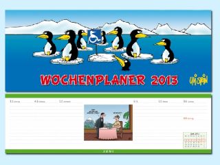 Uli Stein Tischkalender Kalender 2013 Wochenplaner Planer Geschenk Neu
