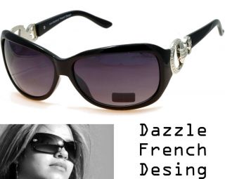 Sonnenbrille Damenbrille French Design DZ518 schwarz