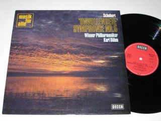 LP/SCHUBERT/SYMPHONIE 5/UNVOLLENDETE/BÖHM/Decca ND 532