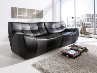 Designer Garnitur Paros Wohnlandschaft Sofa Eck Couch garnitur Leder