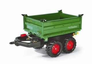 Rolly Toys Traktor Mega Trailer Fendt grün Anhänger 122