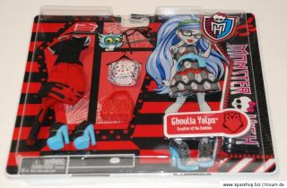 Monster High Fashion Deluxe Y0402 Ghoulia Operetta Frankie Stein