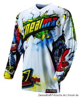 Neal Element Jersey VILLAINS 2013 Fahrerhemd Trikot oneal MX MTB BMX