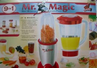 Mr. Magic 3186 1 Küchenmaschine Entsafter Mixer TV NEU