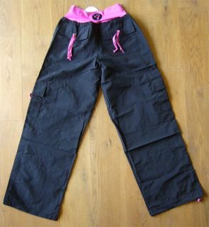 ZUMBA Cargo Pants Hose Größe L in schwarz/pink Neu mit Etikett
