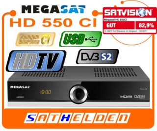 Megasat HD 550 CI HDTV Sat Receiver USB UniCable 4046173100952