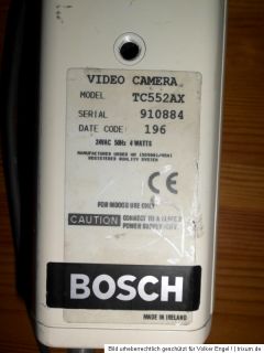 Bosch Überwachungskamera Video Camera TC552AX für Bastler