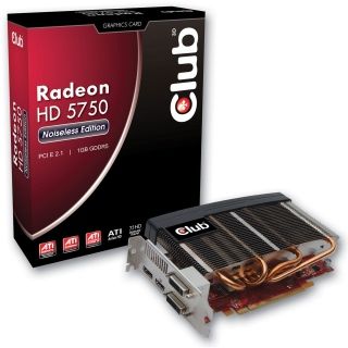 1024MB Club 3D Radeon HD 5750 passiv Eyefinity GDDR5