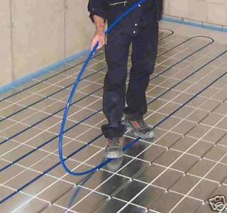 Fußbodenheizung für Trockenbau, 30 qm, Beimischregelung