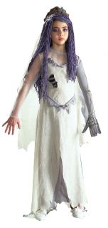 Braut Leichen Kostüm Kinder Verkleidung Halloween Mädchen Horror Tim