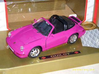 18 120 Guiloy Porsche 911 Carrera 4 targa pink (584)