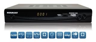 Megasat 3400 Digitaler Sat Receiver USB 2.0 Mediaplayer DVBS digital