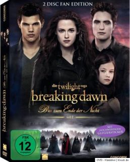 Twilight Breaking Dawn   Teil 4.2   Fan Edition mit Extras   2 DVD
