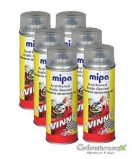 6x400ml MIPA Acryllack Klarlack Spray matt 3,50EUR/Stk