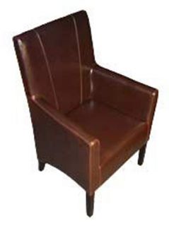 Echt Leder Sessel Vintage Esszimmer Klassik Bürosessel Designsessel