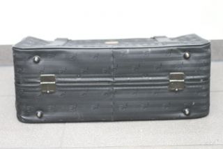 Maison Mollerus Koffer Reisekoffer schwarz mit Zahlenschloß Tasche