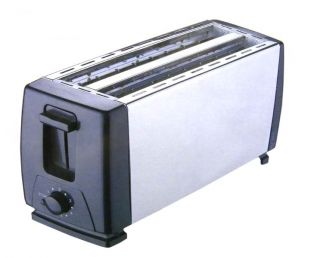 Toaster Toastautomat 4 Scheiben Langschlitz 1300W NEU OVP EDELSTAHL