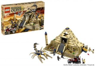 LEGO 7327 Pharaohs Quest Pyramide des Pharaos+doppeltes Geschenk+NEU