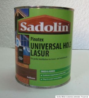 75 L Sadolin Universal Holz Lasur ( 1 L 8,66, € ) Farbauswahl im