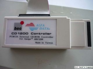CD Rom Controller + Drive PCMCIA for Commodore Amiga 600 1200