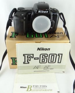 Nikon F 601 AF ~ SLR Body 2260037 ~ in sehr gutem Zustand