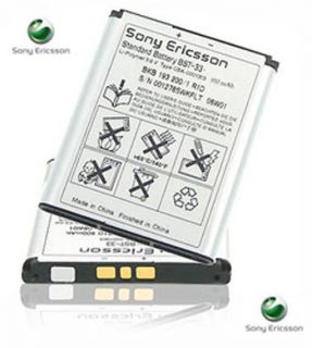 Original Akku Sony Ericsson BST 33 K800i C903 W595 Aino Z530i Z610i