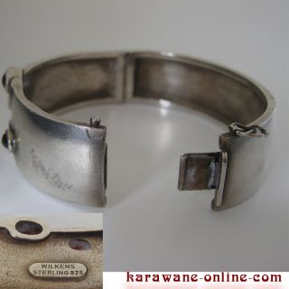 WILKENS Schmuck Collection schwerer Armreif Silber 925 mit Granat