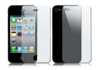 CLEAR FRONT & BACK IPHONE 4 IPHONE 4S SCREEN PROTECTOR