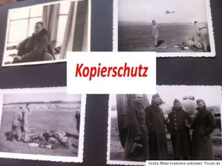 Fotoalbum Leutnant Rühe, Kampfgeschwader 76 mit Gefallenennachricht