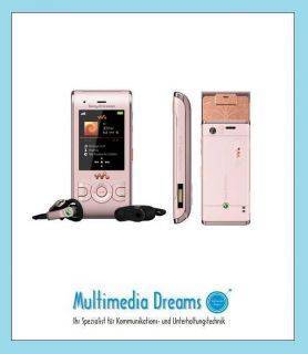 SONY ERICSSON W595 Peachy Pink + 2 GB Speicherkarte   OHNE VERTRAG NEU