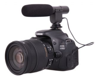Bora Mic 1 Stereo Mikrofon kompatibel Canon EOS 650D 500D 550D 600D 7D
