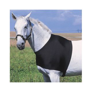 Schulterschutz Brustschutz Deckenschutz für Pferde schwarz Gr.L
